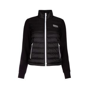 DUVETICA Women's Hybrid Quilted Puffer Jacket with Stand Collar Women BLACK